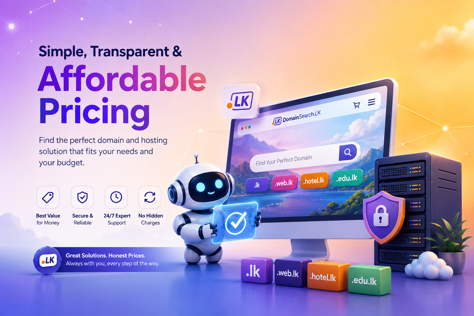 DomainSearch.LK - Trusted & Secure LK Domain Registration